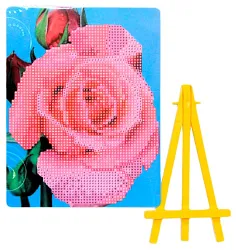 Алмазная мозаика Роза 15*20см