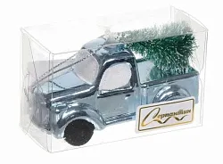 Елочное украшение СЕРПАНТИН Новогодний экспресс цвет голубой