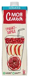 Напиток МОЯ СЕМЬЯ яблоко гранат 0.95л