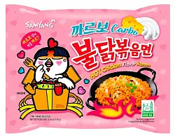 Лапша б/п САМЯНГ со вкусом курицы и соуса карбонара м/у 130г