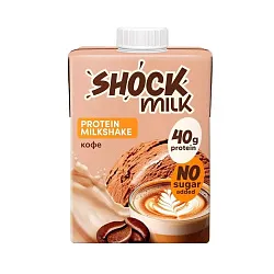 Коктейль молочный протеиновый ШОК МИЛК Кофе 480мл