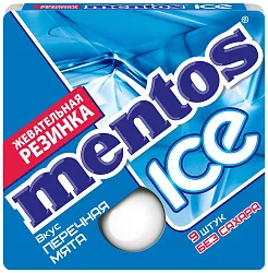 Жевательная резинка МЕНТОС Айс Перечная мята 12.9г
