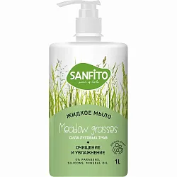 Жидкое мыло САНФИТО Сила луговых трав 1000мл