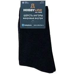 Носки мужские ХОББИ ЛАЙН черные р.39-44 арт.6363
