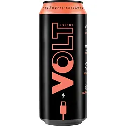 Энергетический напиток ЭНЕРГИЯ ВОЛЬТА грейпфрут клубника ж/б 0.45л