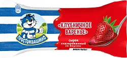 Сырок глазированный ПРОСТОКВАШИНО Клубничное варенье бзмж 23% 40г
