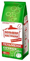 Пельмени БОЛЬШАЯ КАСТРЮЛЯ Сочные 800г