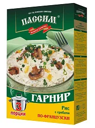 Рис ПАССИМ c грибами по-французски карт/уп 3*80г