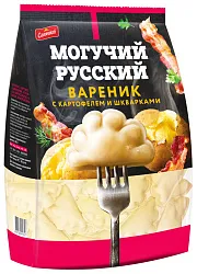 Вареники САЛЬНИКОВ Могучий русский с картофелем и шкварками 900г