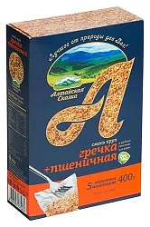 Гречнево-пшеничная крупа АЛТАЙСКАЯ СКАЗКА карт/уп 5*80г