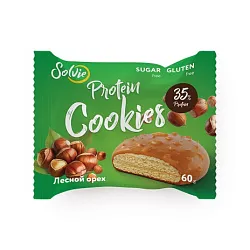 Печенье СОЛВИ Протеин Куки лесной орех 60г