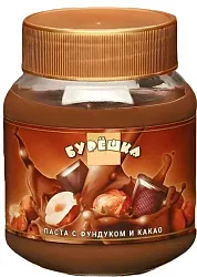 Паста БУРЕШКА с фундуком и какао ст/б 350г