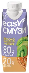 Коктейль САДЫ ПРИДОНЬЯ Изи Смузи яблоко фруктовый микс 4злака 0.25л
