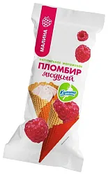 Мороженое КУПИНО Пломбир ягодный с малиновым наполнителем бзмж 95г