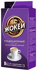 Кофе ЖОКЕЙ традиционный молотый в/с 250г