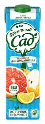 Нектар ФРУКТОВЫЙ САД из яблок апельсинов груш грейпфрутов лимонов 0.95л