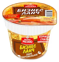 Картофельное пюре б/п БИЗНЕС ЛАНЧ курица гриль 40г
