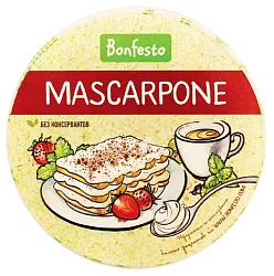 Сыр БОНФЕСТО Маскарпоне бзмж 78% 500г