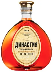 Коньяк ВЕЛИКАЯ ДИНАСТИЯ Выбор экспертов 5 лет 40% ст/б 0.5л