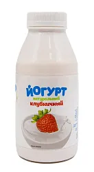 Йогурт ЗЕЛЕНЫЙ ЛУГ клубничный бзмж 2.5% 340г