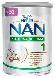 Напиток детский НЕСТЛЕ НАН 1 кисломолочный бзмж ж/б 400г