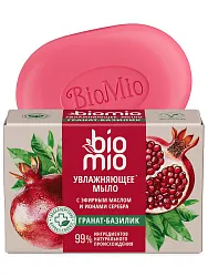 Мыло туалетное БИО-МИО Гранат и Базилик 90г