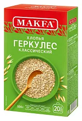 Овсяные хлопья МАКФА геркулес классический 500г