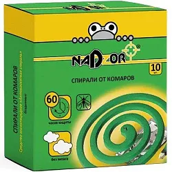 Спирали от комаров НАДЗОР зеленые 10шт
