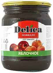 Повидло ДЕЛИКА яблочное ст/б 600г