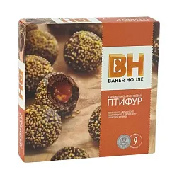 Пирожные БЕЙКЕР ХАУС Птифур карамельно-арахисовый 225г
