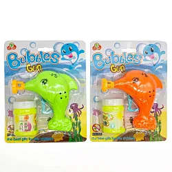 Набор для пускания мыльных пузырей МИКРОС Дельфин с фрикционным механизмом 40мл