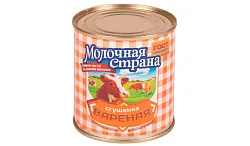 Мол/сод прод МОЛОЧНАЯ СТРАНА Сгущенка вареная сзмж 8.5% ТУ ж/б 380г