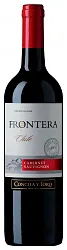 Вино ФРОНТЕРА Каберне Совиньон красное п/сух 12.5% 0.75л
