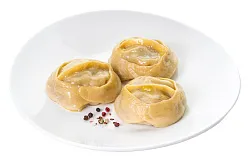 Манты с говядиной и свининой