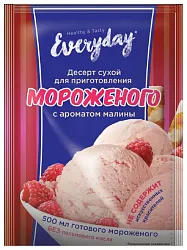 Смесь для приготовления мороженого EVERYDAY малина м/у 55г