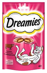 Лакомство для кошек ДРИМЕС с говядиной 60г