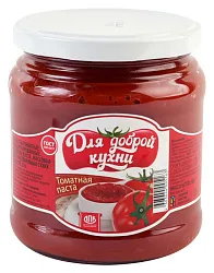 Томатная паста ДЛЯ ДОБРОЙ КУХНИ ст/б 500г