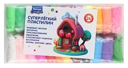 Пластилин МАЗАРИ суперлегкий 24цв арт.M-4199-24
