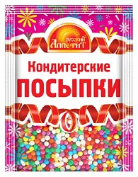 Посыпка кондитерская РУССКИЙ АППЕТИТ Бисер м/у 7г