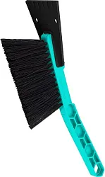Щетка для авто ТЕХНО со скребком 30см зеленая арт.SC800210017