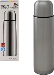 Термос АТМИКС металлический 0.5л арт.TSB01-500