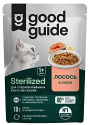 Корм для кошек ГУДГУИД лосось в соусе 75г