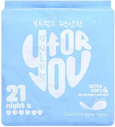 Прокладки ФО Ю ночные 21шт