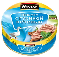 Паштет ХАМЕ из гусиной печени ж/б 117г