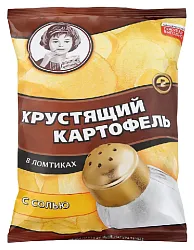Чипсы ХРУСТЯЩИЙ КАРТОФЕЛЬ соль 160г