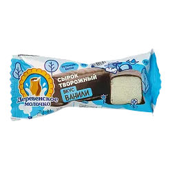 Сырок творожный ДЕРЕВЕНСКОЕ МОЛОЧКО глазированный с ванилином бзмж 12% 40г