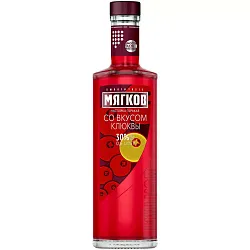 Настойка МЯГКОВ со вкусом клюквы 30% ст/б 0.5л
