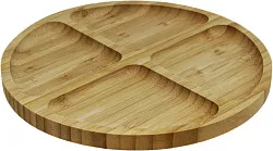 Менажница Д24.5*1.5см бамбук 4 отделения арт.35717-24