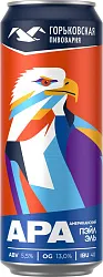 Пиво ГОРЬКОВСКАЯ ПИВОВАРНЯ Американский Пэйл Эль 5.5% ж/б 0.45л