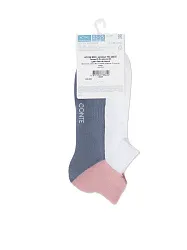 Носки женские КОНТЕ Актив бело-серые р.25 арт.19С-245СП